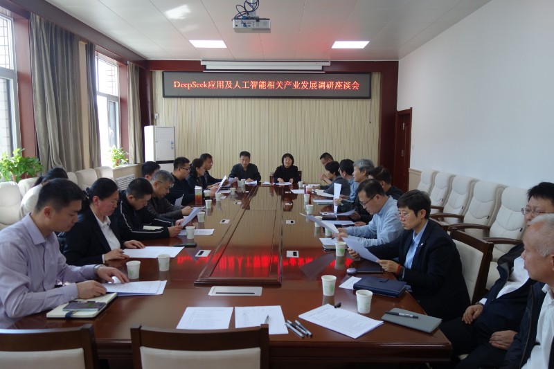 民进石家庄市委会召开DeepSeek应用及人工智能产业发展调研座谈会